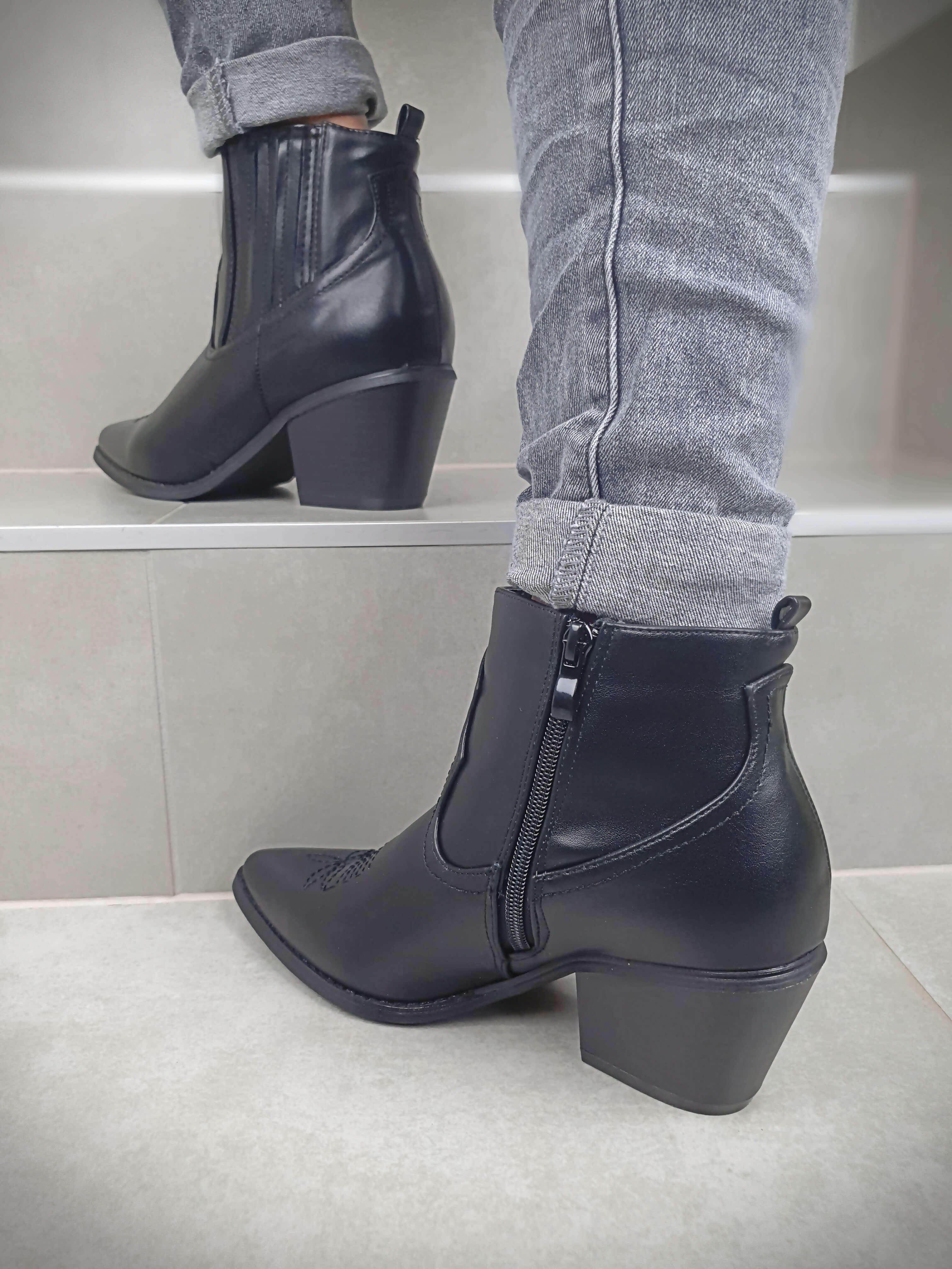 Bottines femme simili outlet cuir