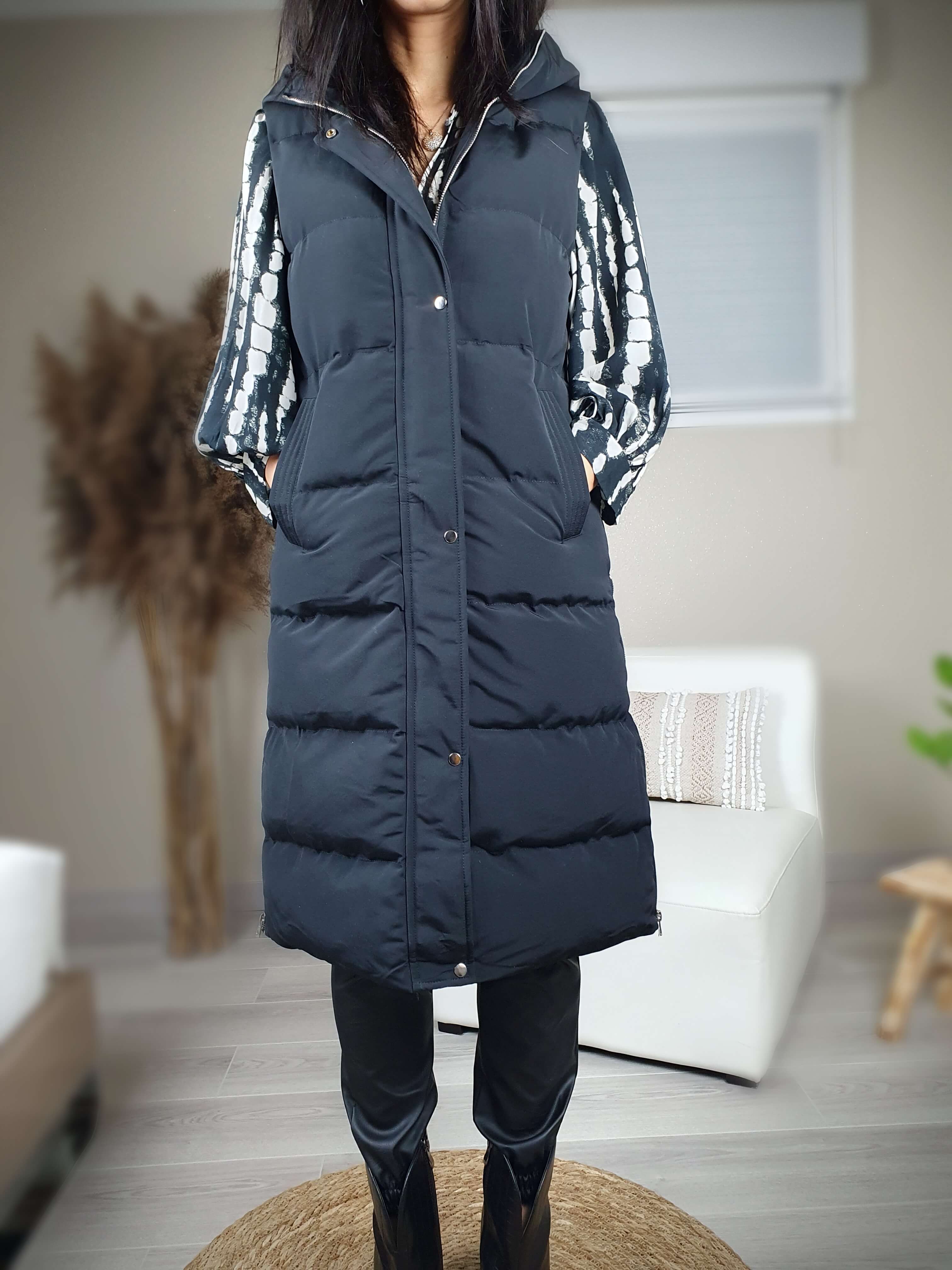 Parka sans 2025 manche femme