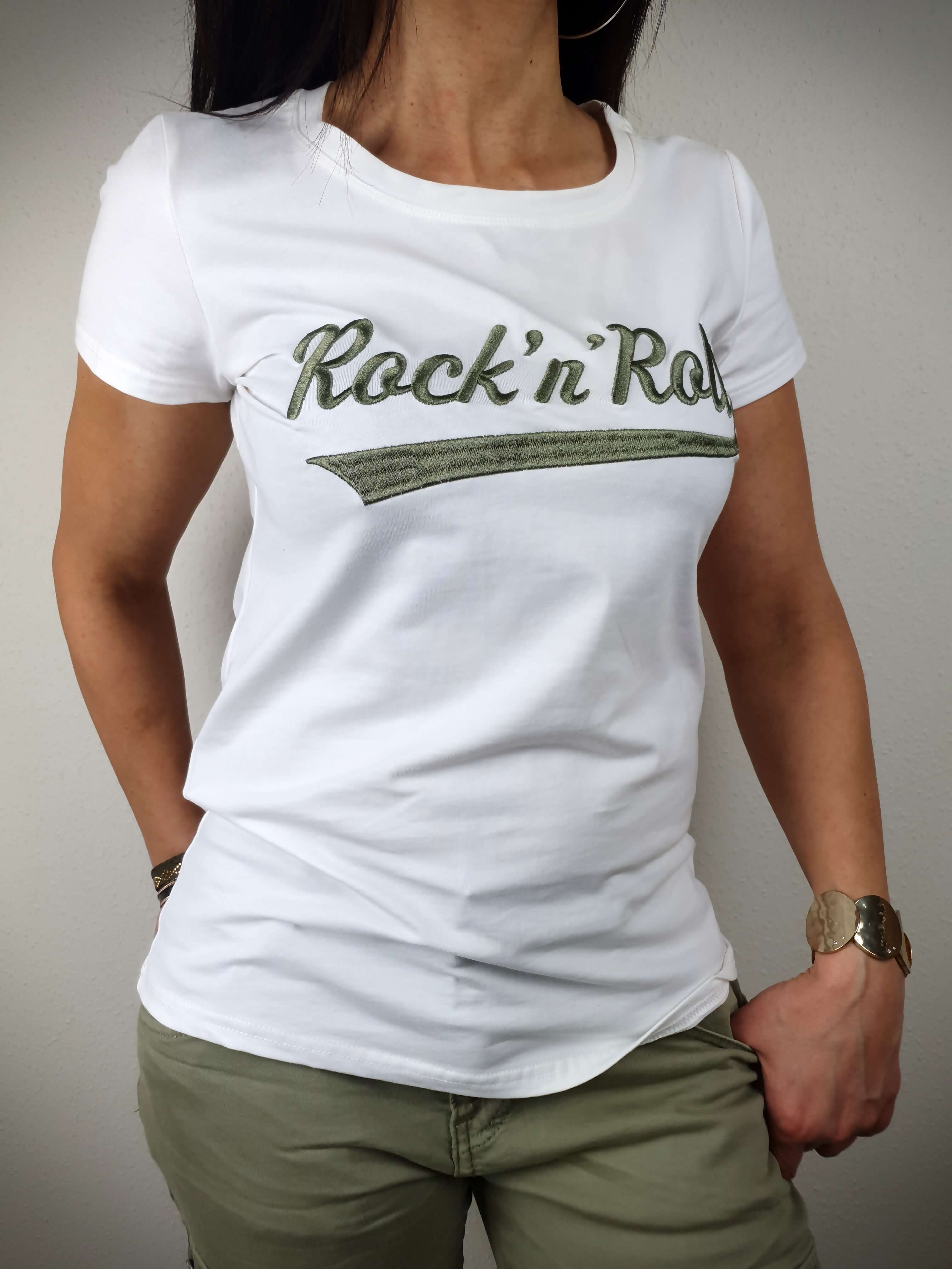 T shirt rock n best sale roll femme